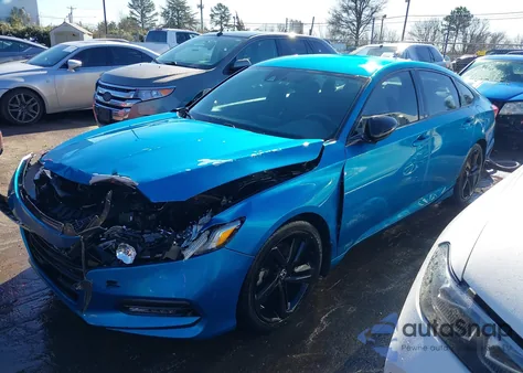 2018 Honda Accord Sport from USA, damaged, VIN 1HGCV1F37JA158984